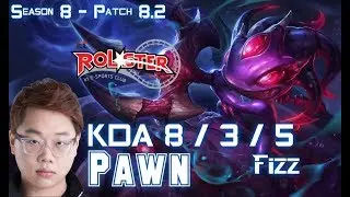 KT Pawn FIZZ vs TWISTED FATE Mid - Patch 8.2 KR Ranked
