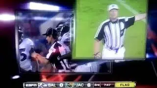 2012 Baltimore Ravens Lineman 51 Is Ejected For Throw A Punch