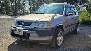 HONDA CRV GEN1 B20B 4WD LIMITED VERSION ปี2000 สีเดิม แอร์เย็น ภาษี 68 ขาย 89000 บาท0867853082 ปุ๊ย
