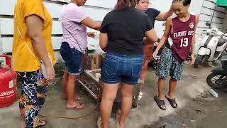 Mutual aid food sharing sa Cypress Manggahan