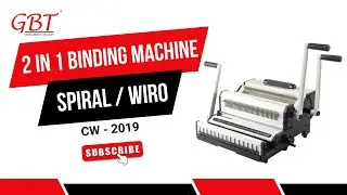 Spiral & Wiro 2in1 Binding Machine CW2019