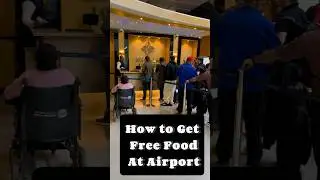How to Get Free Food At Airport #airportfood #Loungeacess