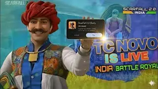 🔥 ScarFall 2.0 LIVE | Season 1 Rank Push + iOS Launch Update | Indian Battle Royale new update