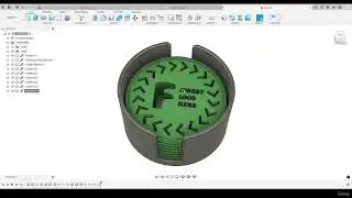 Practice 3D Printed Mug Coaster Holder In Fusion 360 || Autodesk Fusion 360 Training Tutorial 88