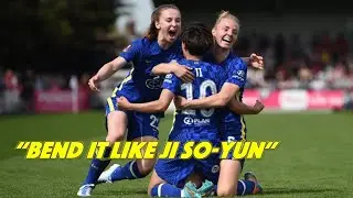 Ji So-Yun Stuns Teammates With Her Last Chelsea Goal | Women's FA Cup 21/22 Semi Final v. Arsenal