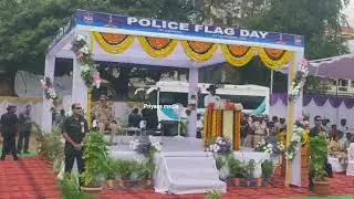 The Police Flag Day Parade at The Police martyrs Memorial || Goshamahal || TG CM || |Revanth Reddy.