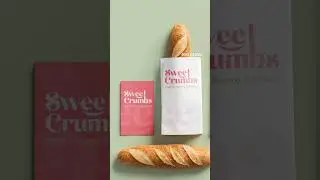 Sweet Crumbs Logo and Brand Identity Design