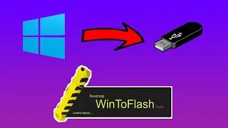 Как создать загрузочную флешку Windows (NoviCorp WinToFlash)