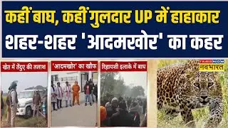 UP Leopard Attack | कहीं बाघ, कहीं गुलदार, UP में हाहाकार.. शहर-शहर 'आदमखोर' का कहर