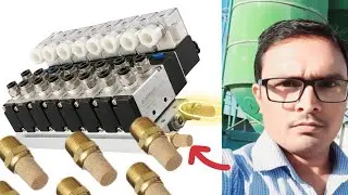 Solenoid valve air leakage penumatic box || batching plant pressure leak problem@Sunil CDS Plant