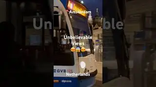 😱 Unbelievable Amsterdam Metro 😍 #netherlands #amsterdam #travel #metro #travelvlog #telugu #viral
