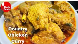 COUNTRY CHICKEN CURRY VILLAGE STYLE| DESI CHICKEN GRAVY| CHICKEN VILLAGE STYLE