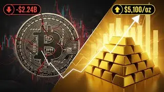 Why Crypto is Crashing The $2 24B Flight to Gold