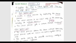 BCS515C UNIX System Programming | Module 4 Imp Q&A | VTU 5th Sem #bcs515c #engineeringstudents #vtu