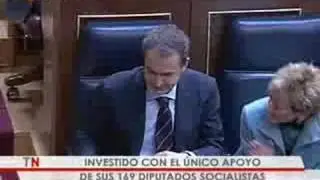 Zapatero, investido presidente del Gobierno español