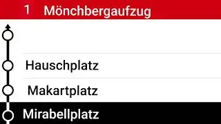 Ansage Bis Mönchbergaufzug Linie 1 SVV Salzburg