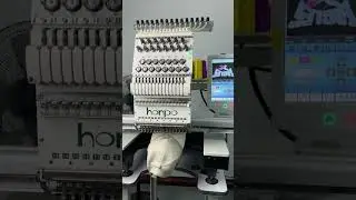 cap embroidery #honpo #embroidery #machine  #business #custom #computer #logo #capcut #cap #hat