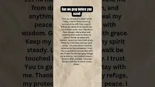 Short Protection powerful Prayer Before You Leave Home #shorts #shortvideo