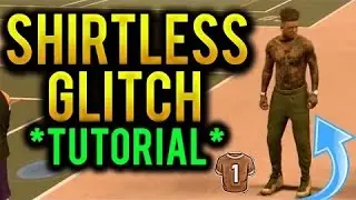 NBA 2K17 SHIRTLESS GLITCH TUTORIAL!!!
