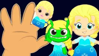 Elsa, The Little Mermaid, Cinderella | Finger Family | Songs for Children
