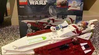 Модификация Lego Obi Wan's Jedi Starfighter! (Зазор между крыльями исправлен)