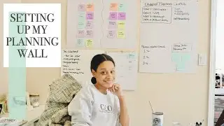 DAY IN THE LIFE | Planning Wall for 2021, Moving Around My Office, and My Vision Board