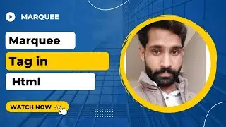 marquee tag in html | Marque Tag with  All attributes