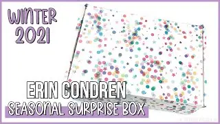 *SPOILERS* WINTER 2021 SEASONAL SURPRISE BOX FROM ERIN CONDREN | SSB Unboxing | #ECSurpriseBox