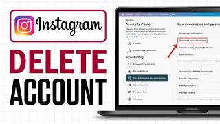 How To Delete Instagram Account On PC