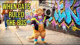 When Cats Lived Like Humans in the 80s 🐱📼 (AI Cat Story)