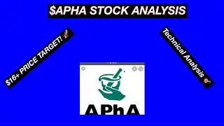 $APHA STOCK PREDICTION ($16+ Price Target!) - Technical Analysis