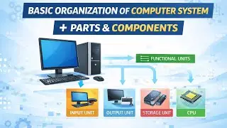 Basic Organization of Computer System | Parts & Components of Computer System