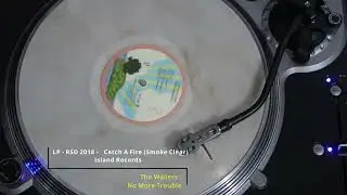 LP - RSD 2018 - The Wailers - Catch A Fire (Zippo Smoke Clear) : No More Trouble - Island Records