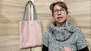 Tote bag avec coutures anglaises