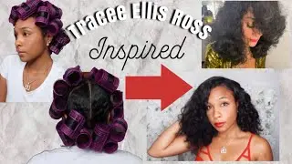 EASY ROLLER SET on NATURAL HAIR TO LOOK GREAT!