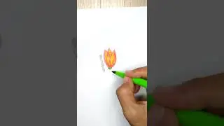 How i draw 🌷? #drawingforkid #shorts #drawingideas