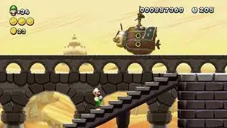 NSMB U Deluxe - Morton's Compactor Castle - All Star Coins Walkthrough