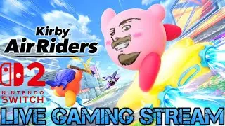 Playing Kirby Air Riders online with friends & viewers (Nintendo Switch 2 social livestream)