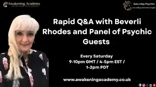 FREE SATURDAY PSYCHIC LIVE  - GUEST READERS