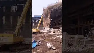 Extreme Fastest Building Demolition Compilation - Construction Demolitions With Industrial Explosive