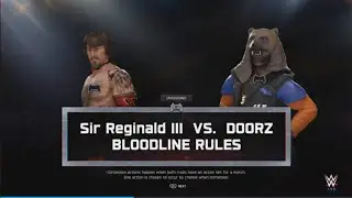 DWU reginalds first bloodlines rules match