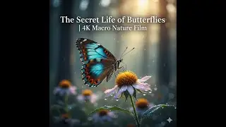 The Secret Life of Butterflies | 4K Macro Nature Film (No Talking)