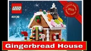 Christmas Gingerbread House - How To Build- Limited Edition 2015- LEGO 40139-Instructions
