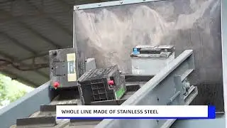 Waste Lead Acid Battery Crushing And Separation System 丨How to get lead from waste lead acid battery