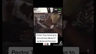 Pastor Troy listening to his self diss Master P