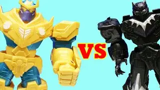 Thanos Robot Vs. Black Panther Robot