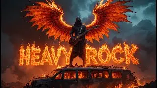 Crimson Lightning Metal Surge &ndash; Electrifying Riff Assault 1 Hour
