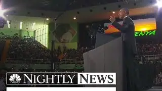 Obama Pushes For End To Corruption In Kenya | NBC Nightly News