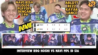 RRQ RUNNER UP! IDOK SEBUT ARLOTT REZZ KAYAK LANCELOT! INTERVIEW RRQ HOSHI VS NAVI DI MPL ID S16!