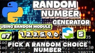 How to Select Random Elements in python
